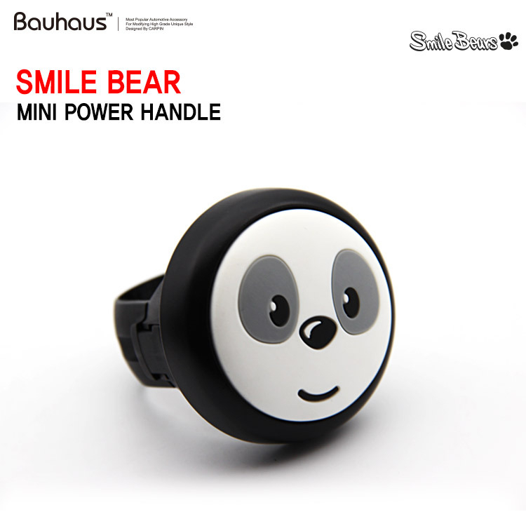 Мини-усилвател за кормило на автомобил, универсален модел, Bauhaus, ABS и гума, печатано лого, персонализирана обработка