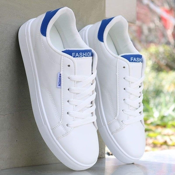 Unisex tossud PU ülaosaga, triibuline muster, riidekinnitusega, kummist tald, keskmise kõrgusega