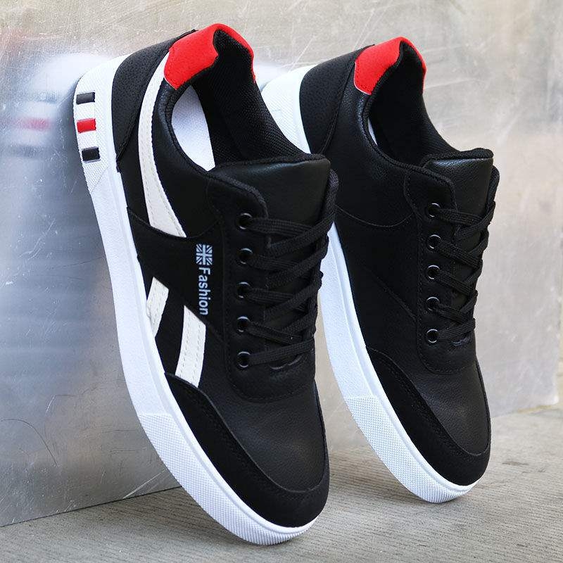 Unisex tossud PU ülaosaga, triibuline muster, riidekinnitusega, kummist tald, keskmise kõrgusega