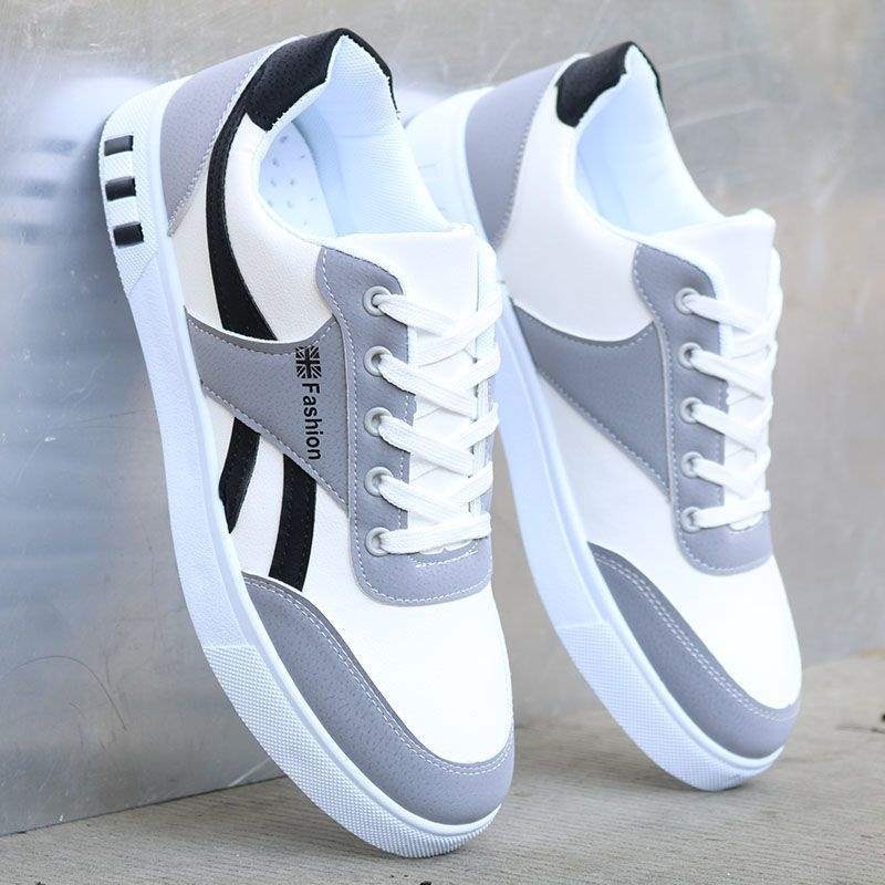 Unisex tossud PU ülaosaga, triibuline muster, riidekinnitusega, kummist tald, keskmise kõrgusega