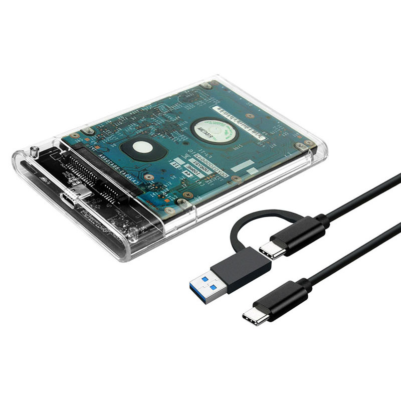 Prozirno vanjsko kućište SSD SATA s USB 3.1