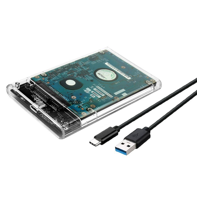 Prozirno vanjsko kućište SSD SATA s USB 3.1