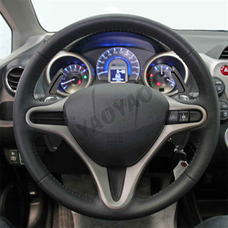 Удължени лостчета за превключване на предавките от алуминиева сплав за волан — съвместими с Honda City, Fit, Civic и CR-V; тегло 120 g; персонализирана обработка; код на продукта AA-SP-85