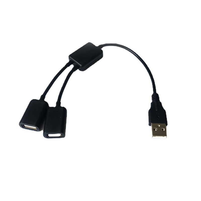 USB-C OTG hub 2-portový delič, USB 2.0, 480 Mbps, Model BPD-01