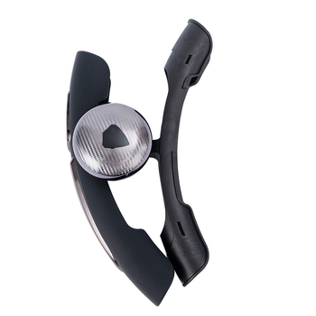 Универсална топка за усилване на волана на автомобил - силикон/PC, 150 g, печатано лого, персонализируемо