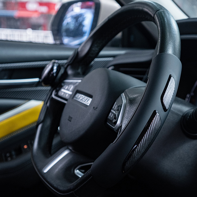 Универсална топка за усилване на волана на автомобил - силикон/PC, 150 g, печатано лого, персонализируемо