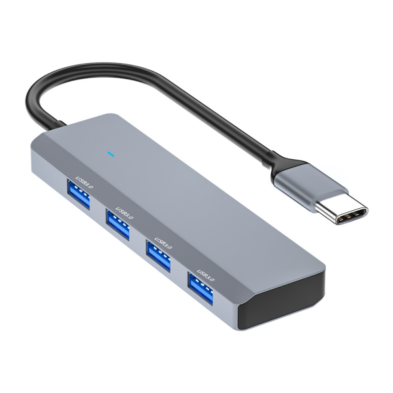 Liypop USB-C 4-θύρες USB 3.0 hub για φορητούς υπολογιστές, 5 Gbps, χωρίς εξωτερική τροφοδοσία