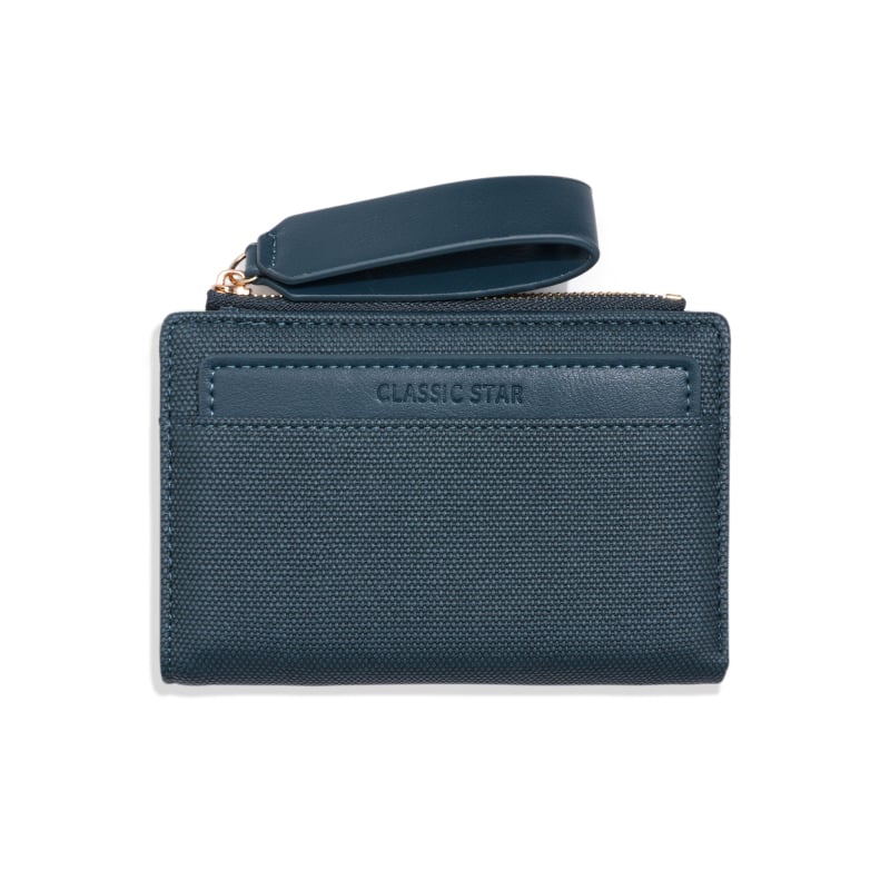 Γυναικείο PU bifold πορτοφόλι με φερμουάρ, μεγάλη χωρητικότητα θήκης κερμάτων, λουράκι καρπού, θήκη για κάρτες, στυλ επιχειρηματικής μετακίνησης, κυκλοφορία φθινοπωρο 2025