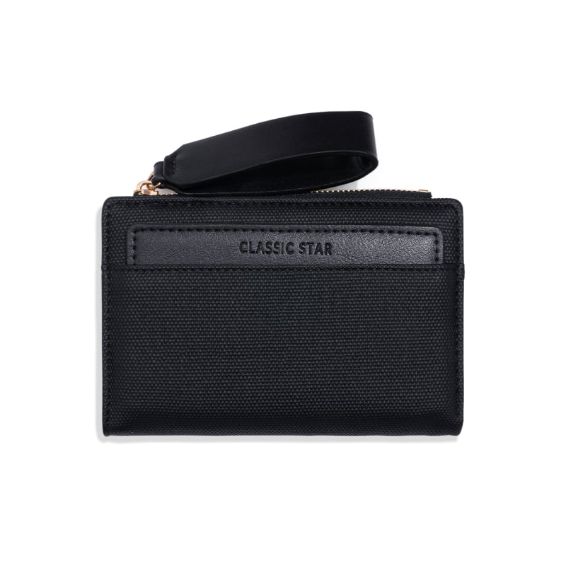 Γυναικείο PU bifold πορτοφόλι με φερμουάρ, μεγάλη χωρητικότητα θήκης κερμάτων, λουράκι καρπού, θήκη για κάρτες, στυλ επιχειρηματικής μετακίνησης, κυκλοφορία φθινοπωρο 2025