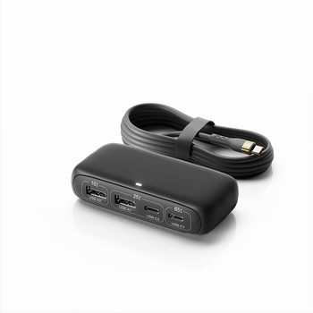Xinlewei 9802- 100W Type-C štvorport USB 2.0 hub, 1,5 m kábel, bez externého napájania