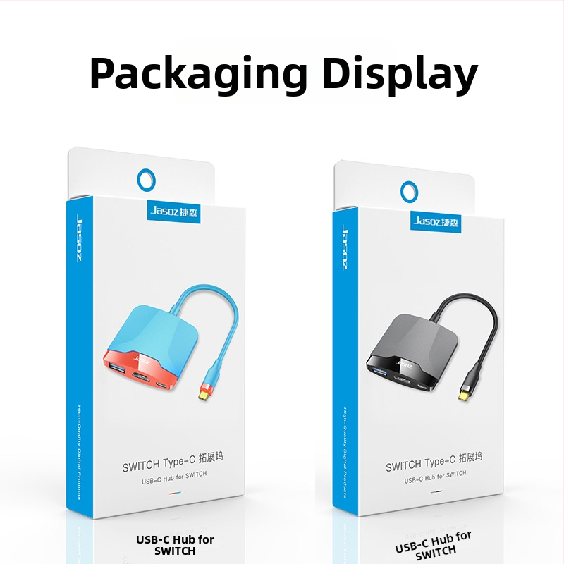 Type-C 3-portový rozšírený dok pre Nintendo Switch (modely T-H106/T-H114) s externým napájaním, prenos 5.0GB