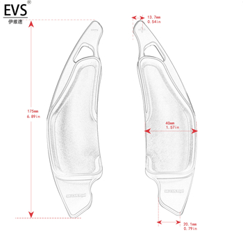 Алуминиеви палки за превключване на скорости за волана Lexus IS06-12, декоративни, 175 мм, 0.1 кг, с печат на лого, персонализация налична