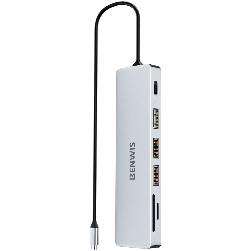 Type-C hub επέκτασης, USB 3.0, 5 Gbps, εξωτερική τροφοδοσία, MP-HUB-1