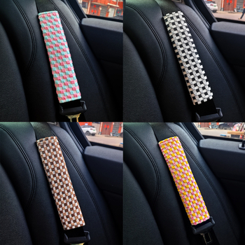 Jastuk za pojas sigurnosti automobila – tkanina, 50 g, dekorativni dodatak, prilagodljiv, bez logotipa
