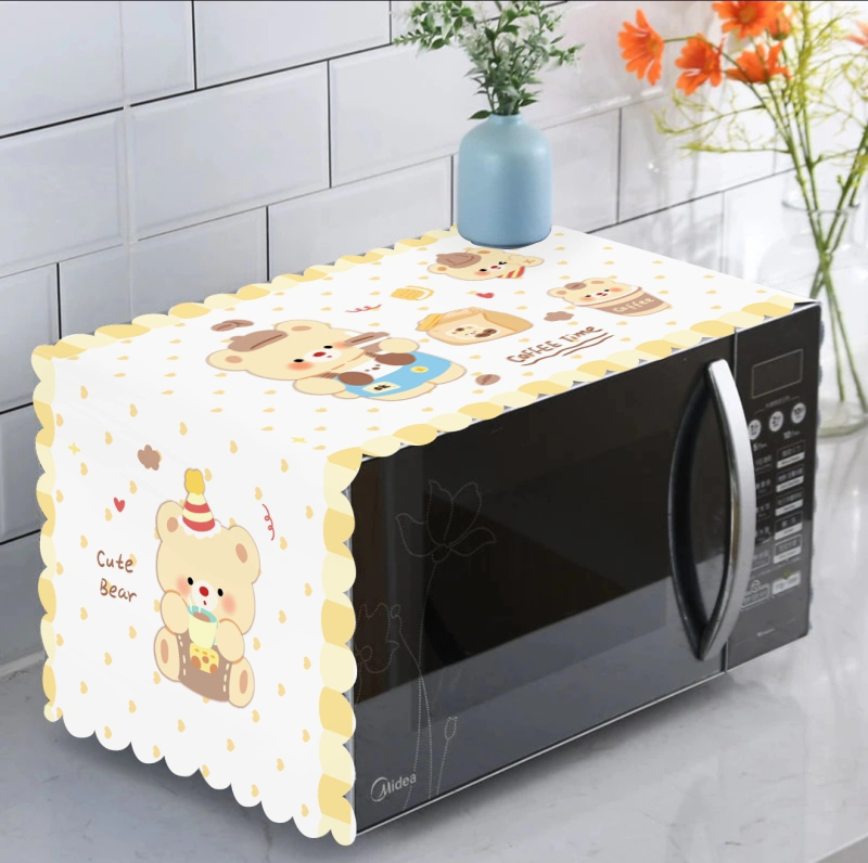 Фланелен калъф за микровълнова печка, прахозащитен, водоустойчив и маслозащитен, универсален за кухня; материал: фланела; употреба: кухня; пускан през лято 2023; марка: Other; не е внос