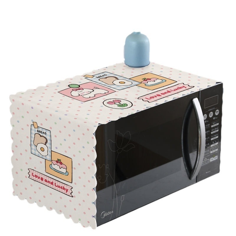 Фланелен калъф за микровълнова печка, прахозащитен, водоустойчив и маслозащитен, универсален за кухня; материал: фланела; употреба: кухня; пускан през лято 2023; марка: Other; не е внос