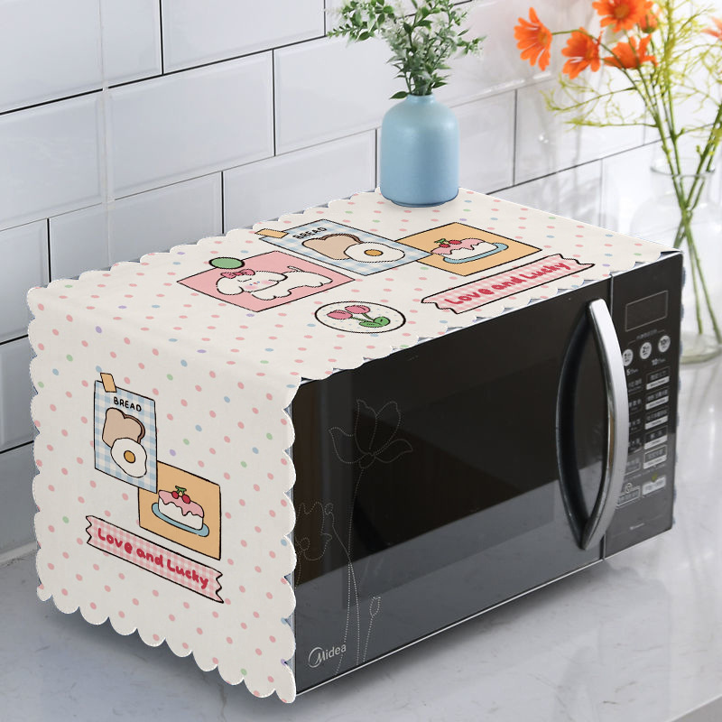 Фланелен калъф за микровълнова печка, прахозащитен, водоустойчив и маслозащитен, универсален за кухня; материал: фланела; употреба: кухня; пускан през лято 2023; марка: Other; не е внос