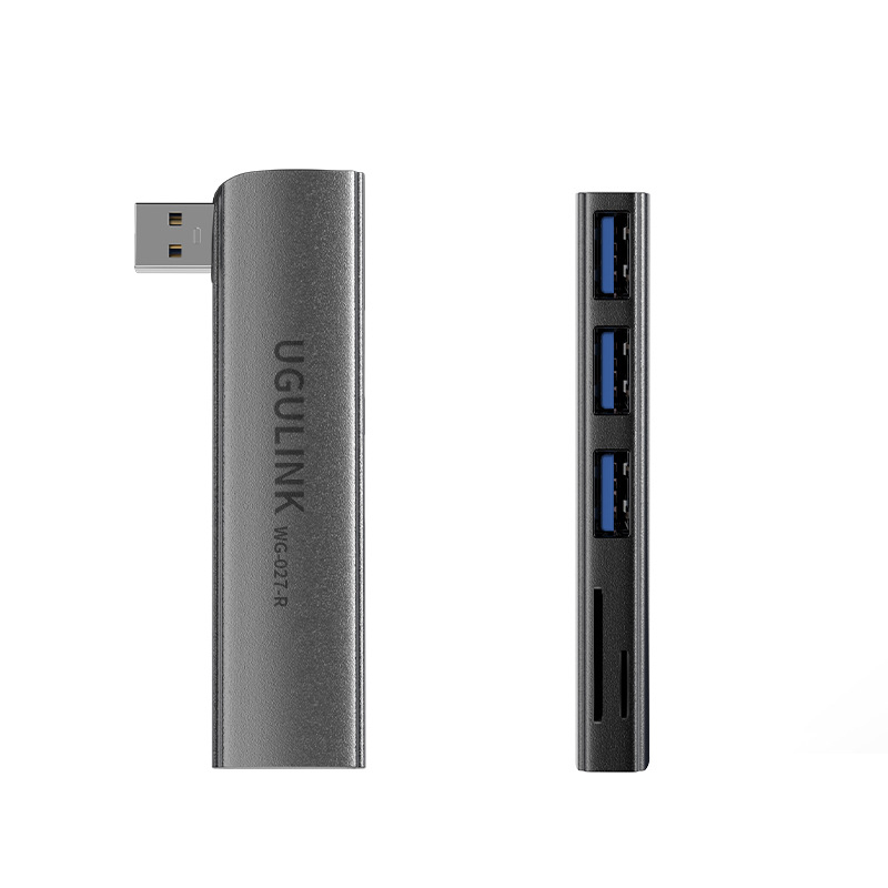 UGULINK 5-σε-1 USB 3.0 docking station με αναγνώστη καρτών SD/TF για υπολογιστές και ταμπλέτες