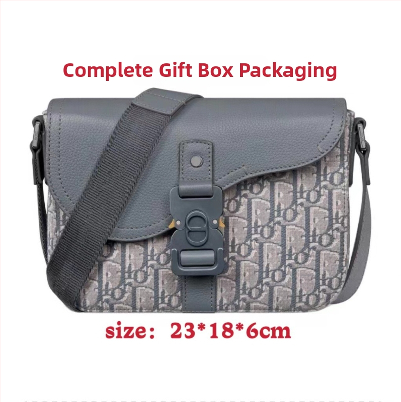 Meeste kanvasist õlakott, tänavast stiil, hingav ja vastupidav, kevad 2024, bränd D