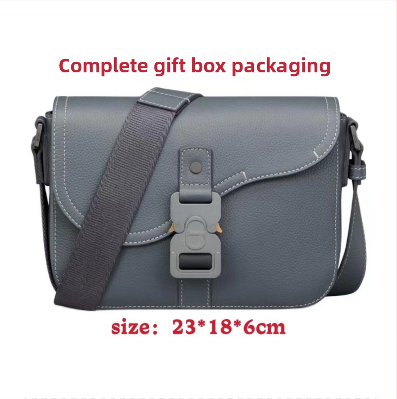 Meeste kanvasist õlakott, tänavast stiil, hingav ja vastupidav, kevad 2024, bränd D