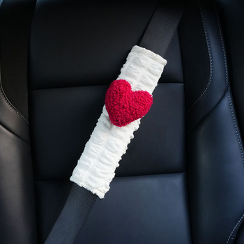 Navlaka za auto-pojas ramena sa srcem uzorkom, zaštitni pokrov, vrhunski izgled, univerzalno za sve sezone, pogodno za djecu