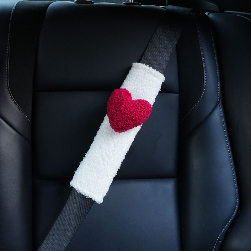 Navlaka za auto-pojas ramena sa srcem uzorkom, zaštitni pokrov, vrhunski izgled, univerzalno za sve sezone, pogodno za djecu
