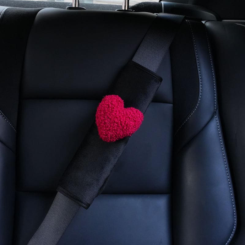 Navlaka za auto-pojas ramena sa srcem uzorkom, zaštitni pokrov, vrhunski izgled, univerzalno za sve sezone, pogodno za djecu