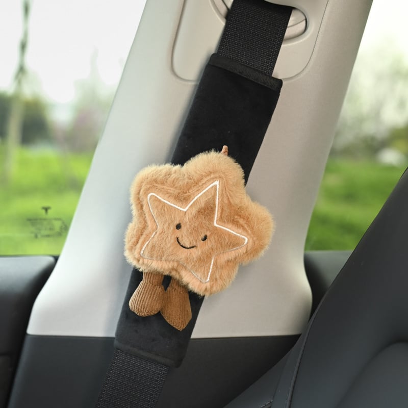 Dekorativna zaštitna navlaka za remen sigurnosnog pojasa automobila, pliš materijal, 100 g