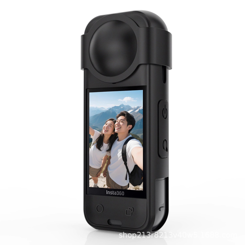 Insta360 X5 silikoonist kaitsekorpus objektiivi kaaslusega köis – tolmukindel ja kukkumiskindel täielik kaitse