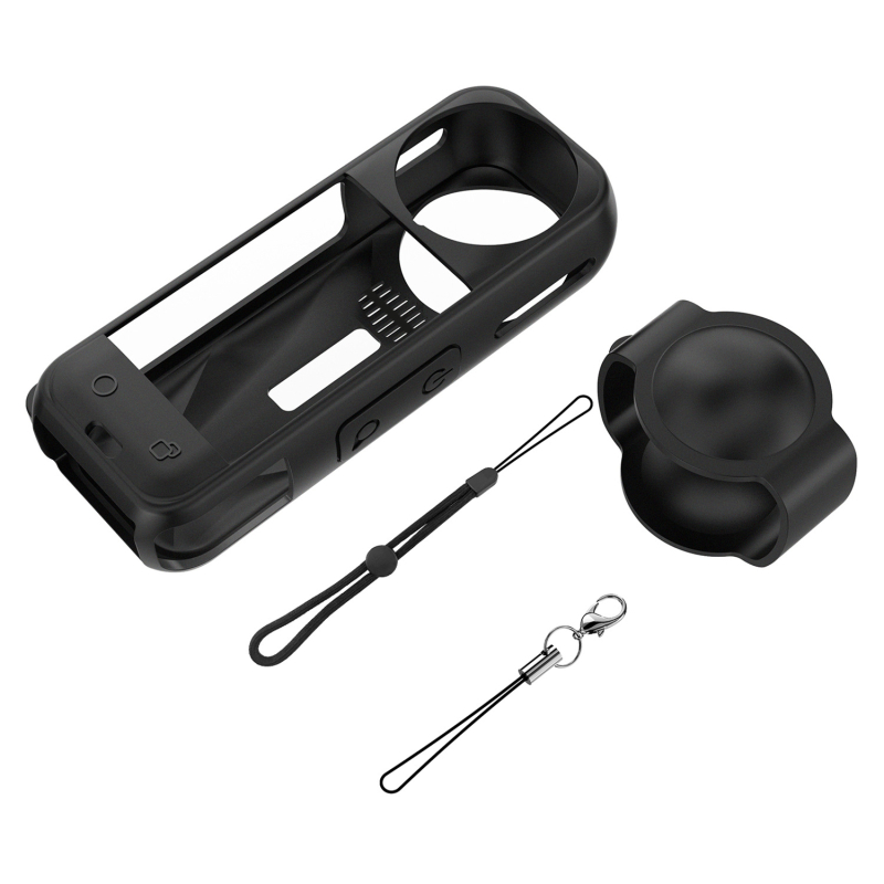 Insta360 X5 silikoonist kaitsekorpus objektiivi kaaslusega köis – tolmukindel ja kukkumiskindel täielik kaitse