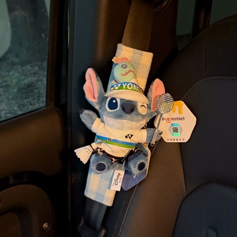 Autentični Stitch plišani pokrov za ramenski dio sigurnosnog pojasa automobila - Cat Fairy auto dijelovi