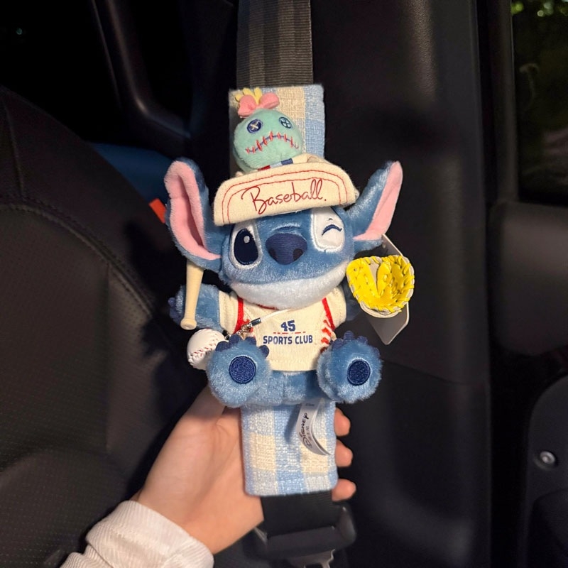 Autentični Stitch plišani pokrov za ramenski dio sigurnosnog pojasa automobila - Cat Fairy auto dijelovi