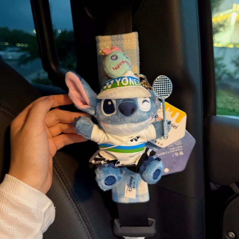 Autentični Stitch plišani pokrov za ramenski dio sigurnosnog pojasa automobila - Cat Fairy auto dijelovi