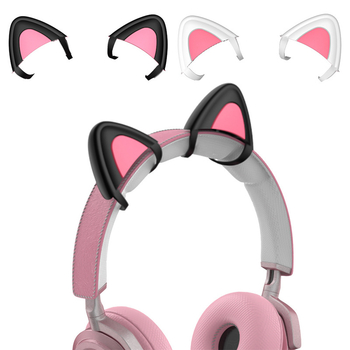 Si shuang Silikonový navlák na slušalice s mačjim ušima – model Cat ears, kompatibilan sa slušalicama, dekorativni kabelski dodatak, ovlaštena privatna marka