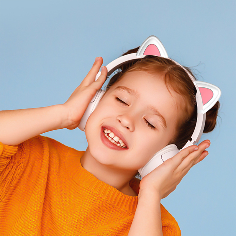 Si shuang Silikonový navlák na slušalice s mačjim ušima – model Cat ears, kompatibilan sa slušalicama, dekorativni kabelski dodatak, ovlaštena privatna marka