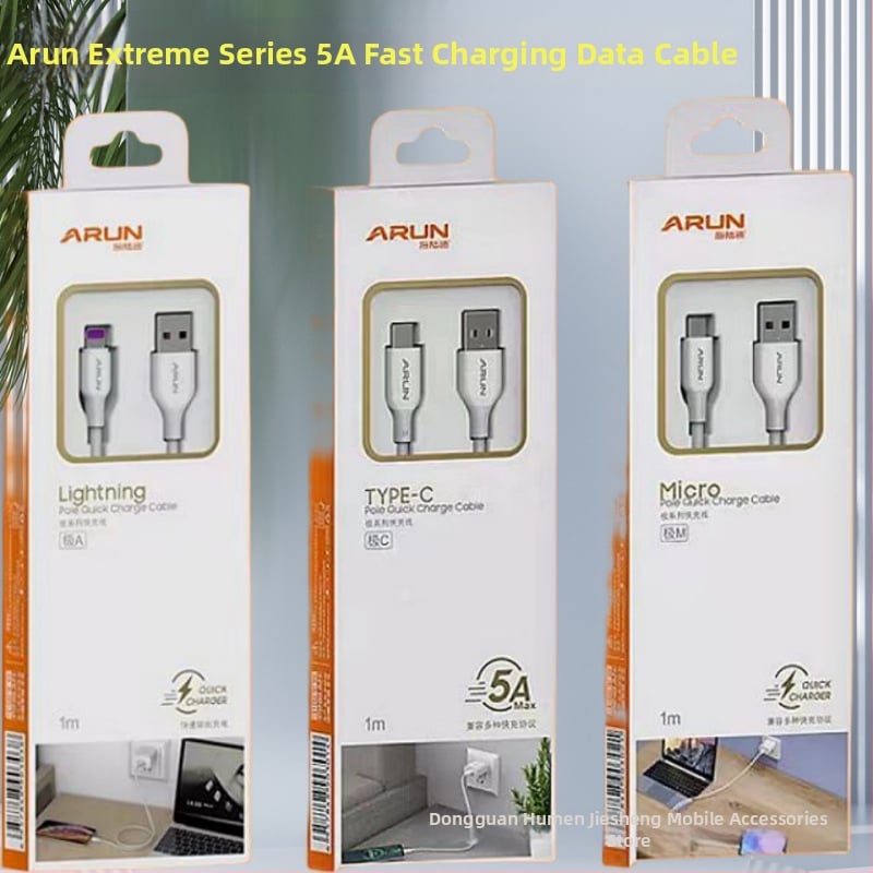 All-round USB-C i Micro-USB kabel za brzo punjenje i prijenos podataka, TPE materijal, do 5A, kompatibilan s Apple USB-C uređajima