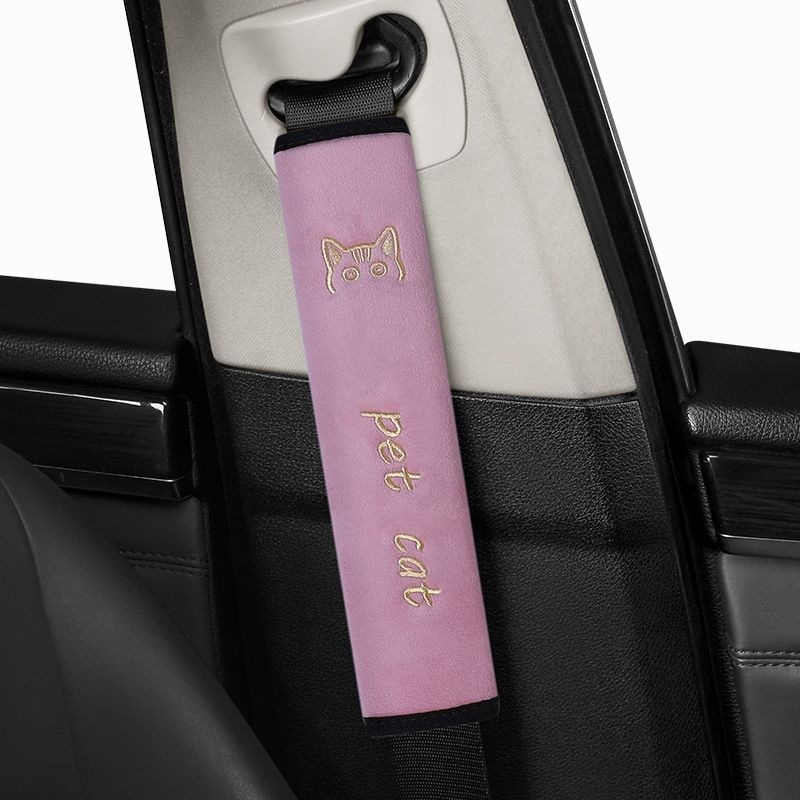 Meki flanelni zaštitnik ramena sigurnosnog pojasa za auto, produžen, otporan na habanje