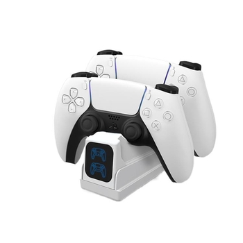 PS5 punjač s dvostrukim držačem za punjenje i brzim punjenjem – OEM obrada, kompatibilan s PS5