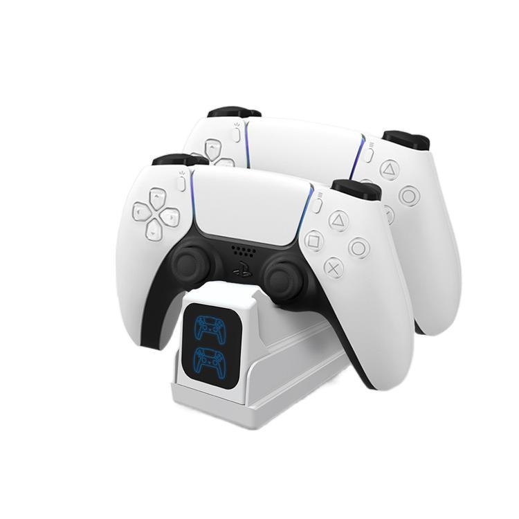 PS5 punjač s dvostrukim držačem za punjenje i brzim punjenjem – OEM obrada, kompatibilan s PS5