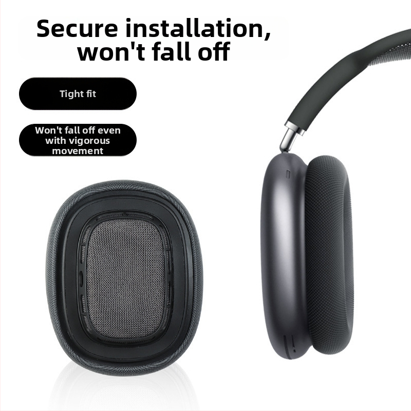 AirPods Max náušné vankúše s koženým krytom a penovou výstelkou — prispôsobiteľné podľa vzorky