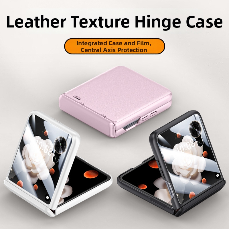 Aizsarg vāciņš Honor MagicVflip – Mākslīgā āda, reljefiska virsma, šoka izturība, siltuma izkliede, pret pirkstu nospiedumiem