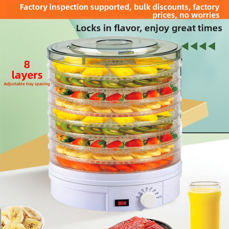 KAKOOL SX770-8 džiovintuvas vaisiams ir daržovėms, 220V, 350W, 50Hz, 8 sluoksniai