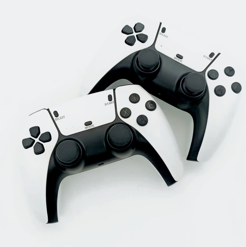 Bezvadu HDMI spēļu konsole ar diviem džojstikiem 4K televizoram