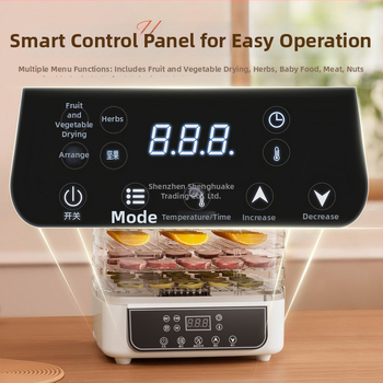 Домашен сушилник за храна - малък сушилник за замразено изсушаване на плодове, зеленчуци, месо, лекарства и лакомства за домашни любимци (Модел: Food Dryer)