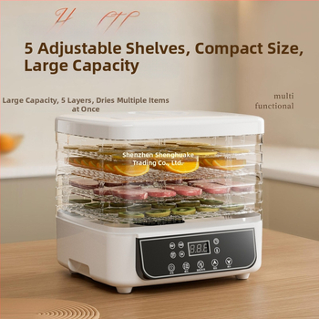 Домашен сушилник за храна - малък сушилник за замразено изсушаване на плодове, зеленчуци, месо, лекарства и лакомства за домашни любимци (Модел: Food Dryer)