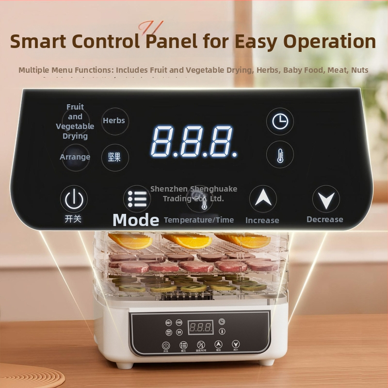 Домашен сушилник за храна - малък сушилник за замразено изсушаване на плодове, зеленчуци, месо, лекарства и лакомства за домашни любимци (Модел: Food Dryer)