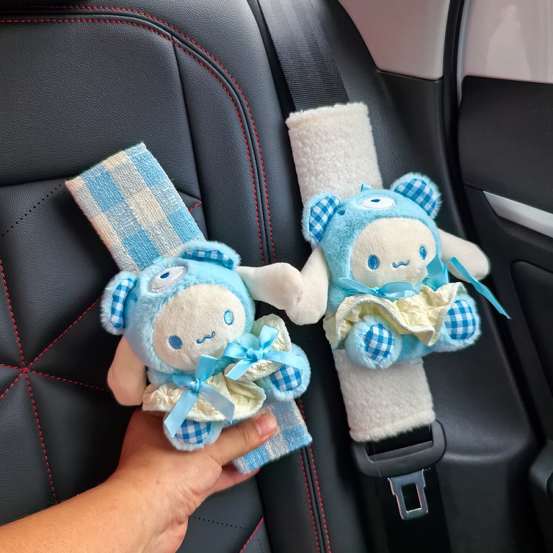 Navlaka za ramenski pojas automobila, pliš, zaštita od gušenja, unutarnja dekoracija, 100 g
