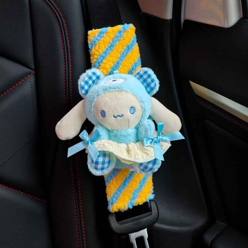 Navlaka za ramenski pojas automobila, pliš, zaštita od gušenja, unutarnja dekoracija, 100 g