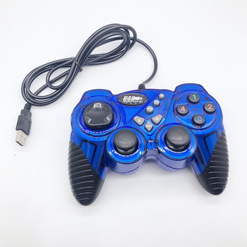 USB žični gamepad s vibracijom, 3D džojstik, kompatibilan s PC/PS