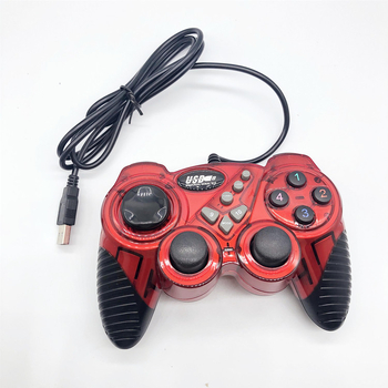 USB žični gamepad s vibracijom, 3D džojstik, kompatibilan s PC/PS